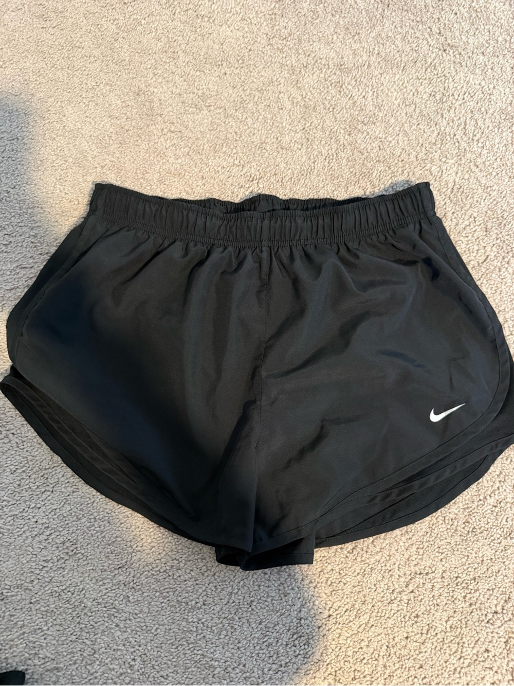 Nike Women's Black Running Shorts with Swoosh